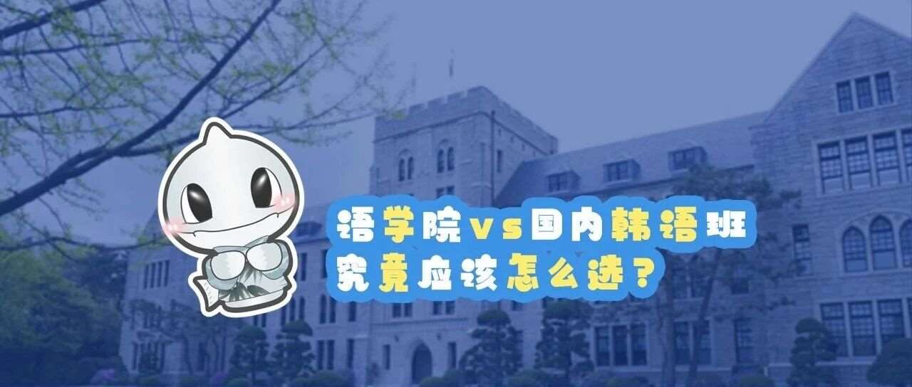 语学院 vs国内韩语班，究竟应该怎么选？